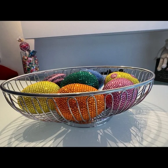 Swarovski Crystal custom Easter Egg basket centerpiece home decor - Picture 3 of 11